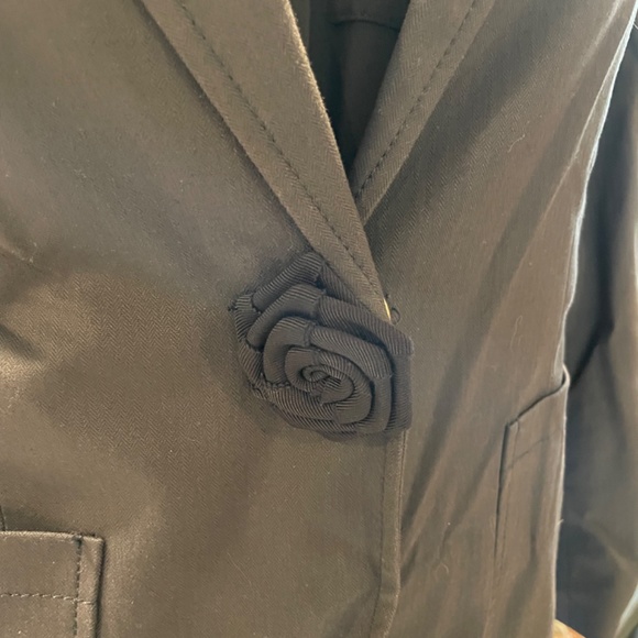 Marc Jacobs Blue Blazer Rose Button Size 4 - Picture 5 of 7
